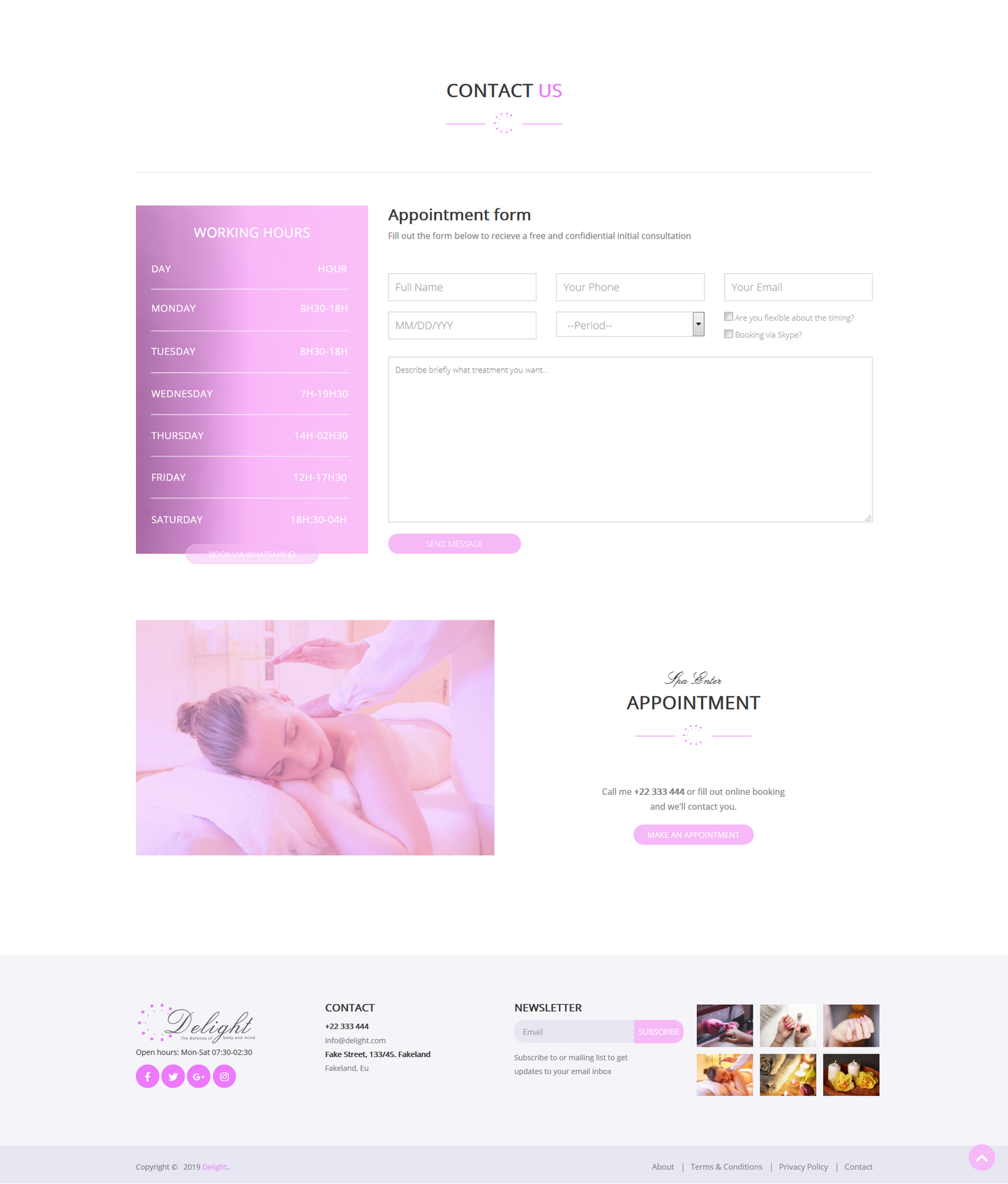 Delight – Landing Page - inSTUDIO43