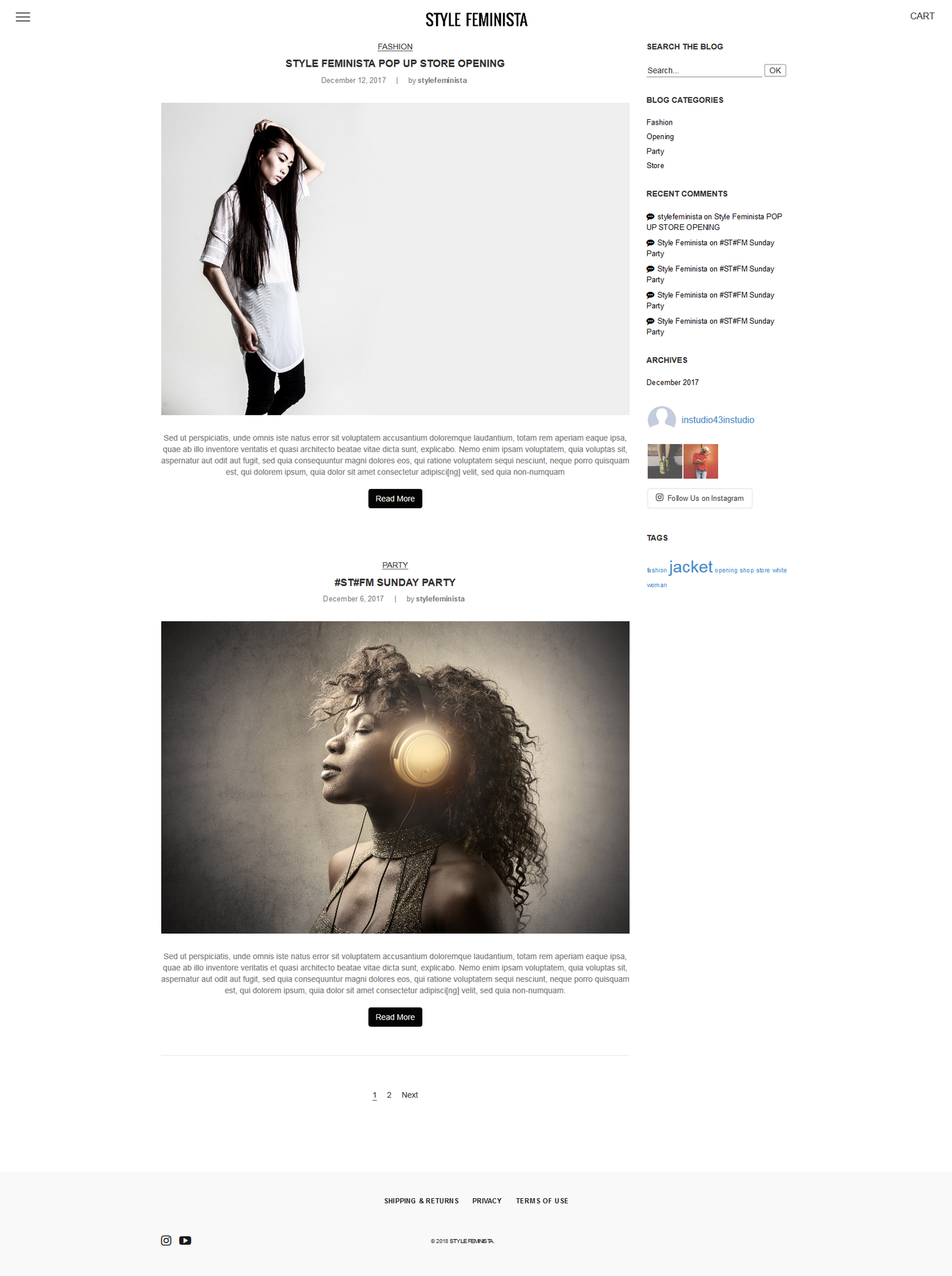 Style Feminista - inSTUDIO43