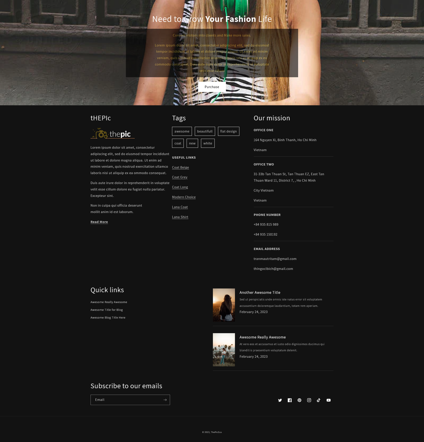 ThePiCeCO -Shopify Fashion Theme - inSTUDIO43