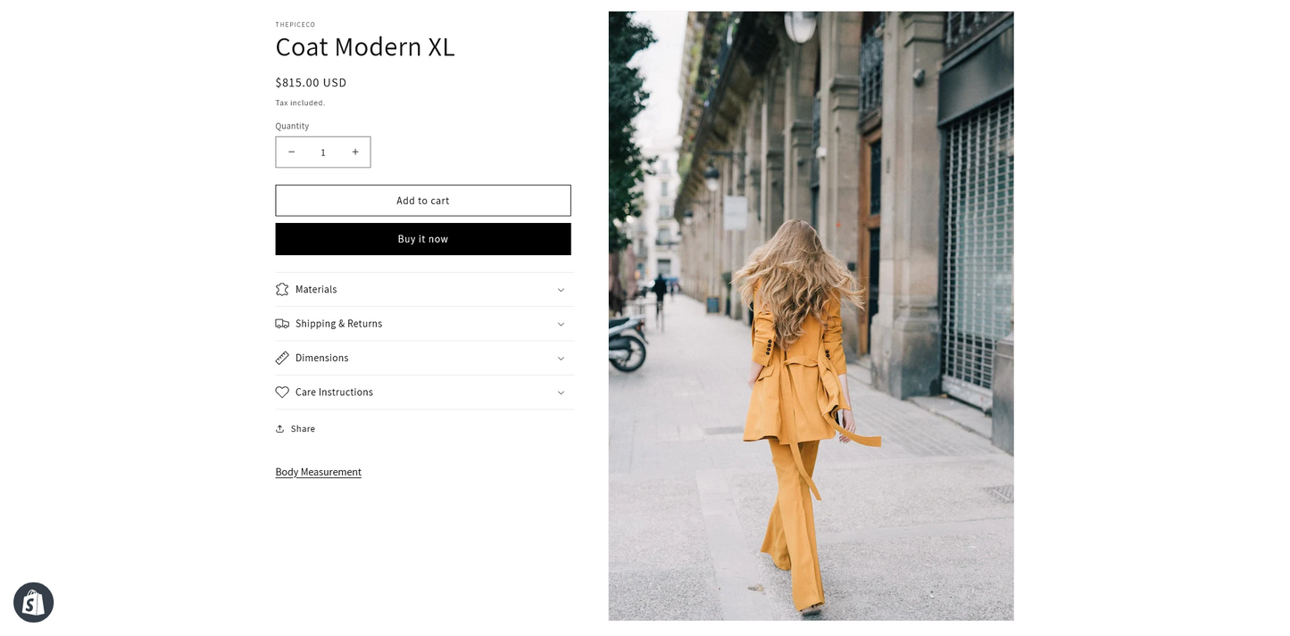 ThePiCeCO -Shopify Fashion Theme - inSTUDIO43