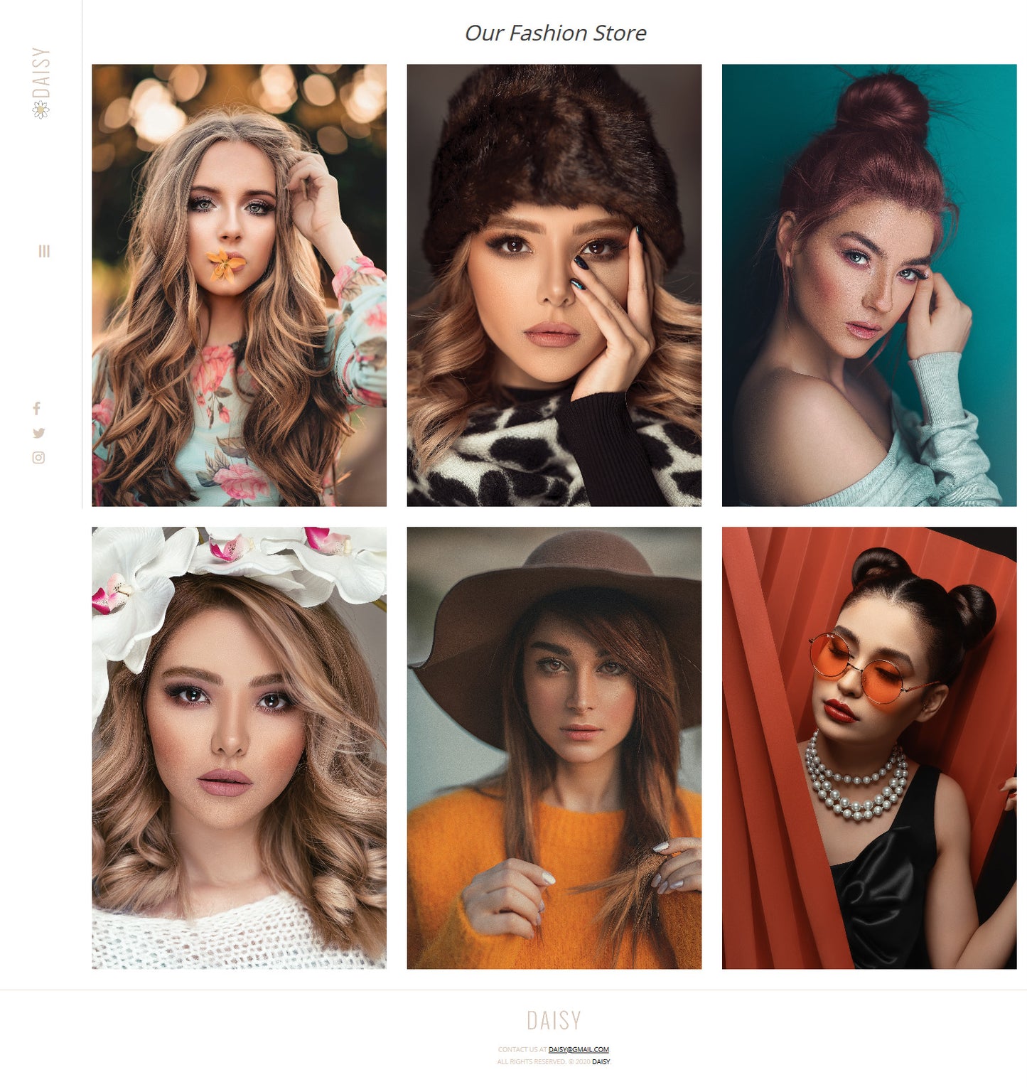 Daisy - Creative Shop Template - inSTUDIO43