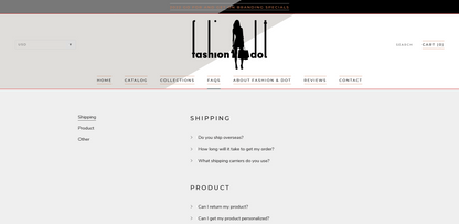 Fashion & Dot - Shopify Template - inSTUDIO43
