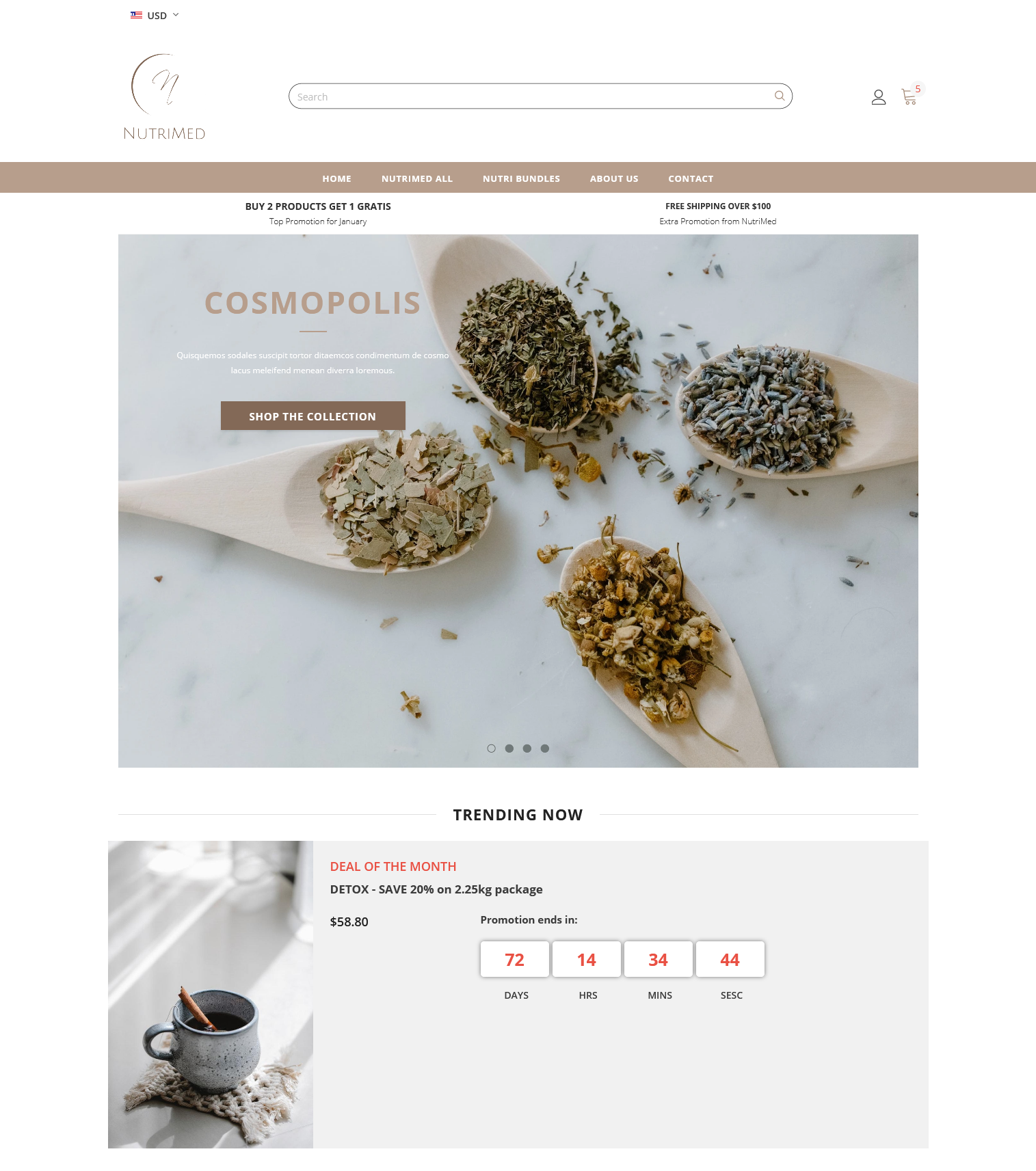 NUTRIMED - Shopify Template - inSTUDIO43
