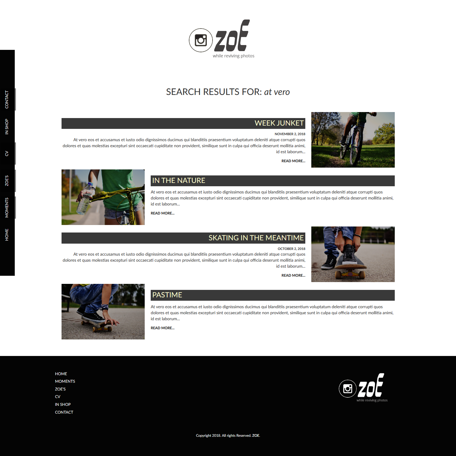 Zoe – Modern Blog - inSTUDIO43