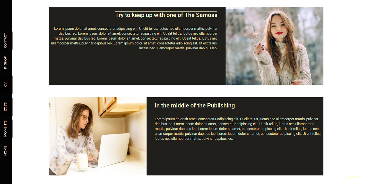 Zoe – Modern Blog - inSTUDIO43