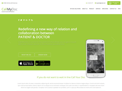 Call My Doc – Landing Page - inSTUDIO43