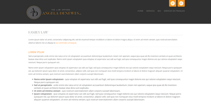 Law Offices – Simple HTML Template - inSTUDIO43