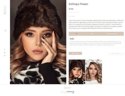 Daisy - Creative Shop Template - inSTUDIO43