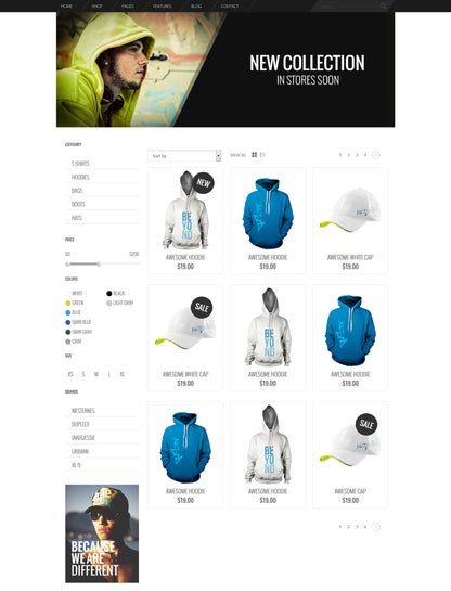 Urbanshop - HTML/WordPress Template - inSTUDIO43