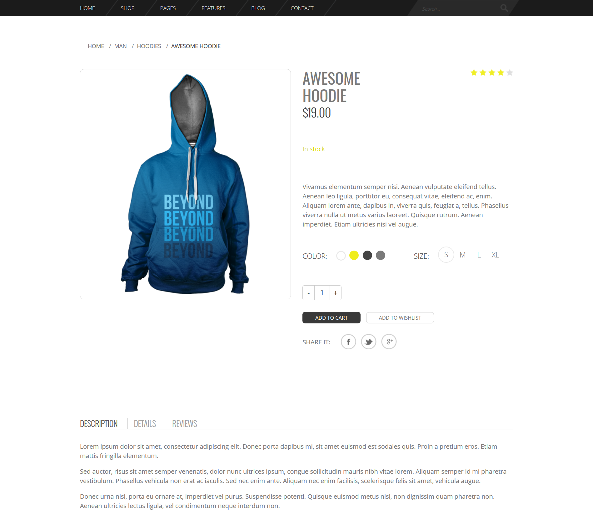 Urbanshop - HTML/WordPress Template - inSTUDIO43